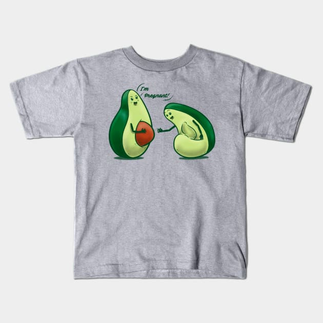 I'm Pregnant! Kids T-Shirt by UmbertoVicente